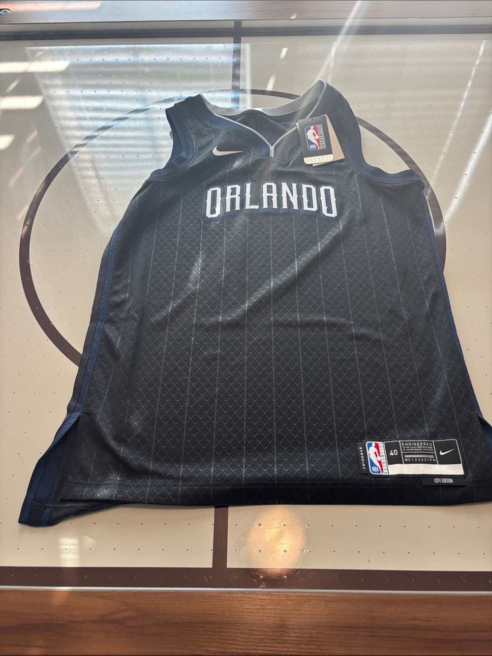 Nike Orlando Navy Black Basketball Jersey